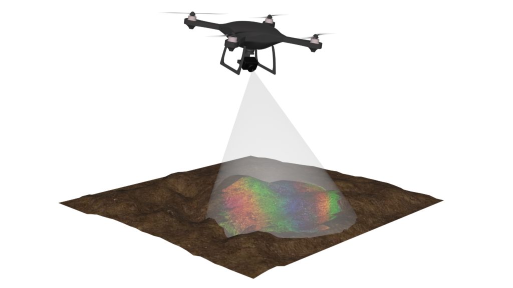3d,Rendering,Of,How,A,Drone,Can,Perform,Photogrammetry,And